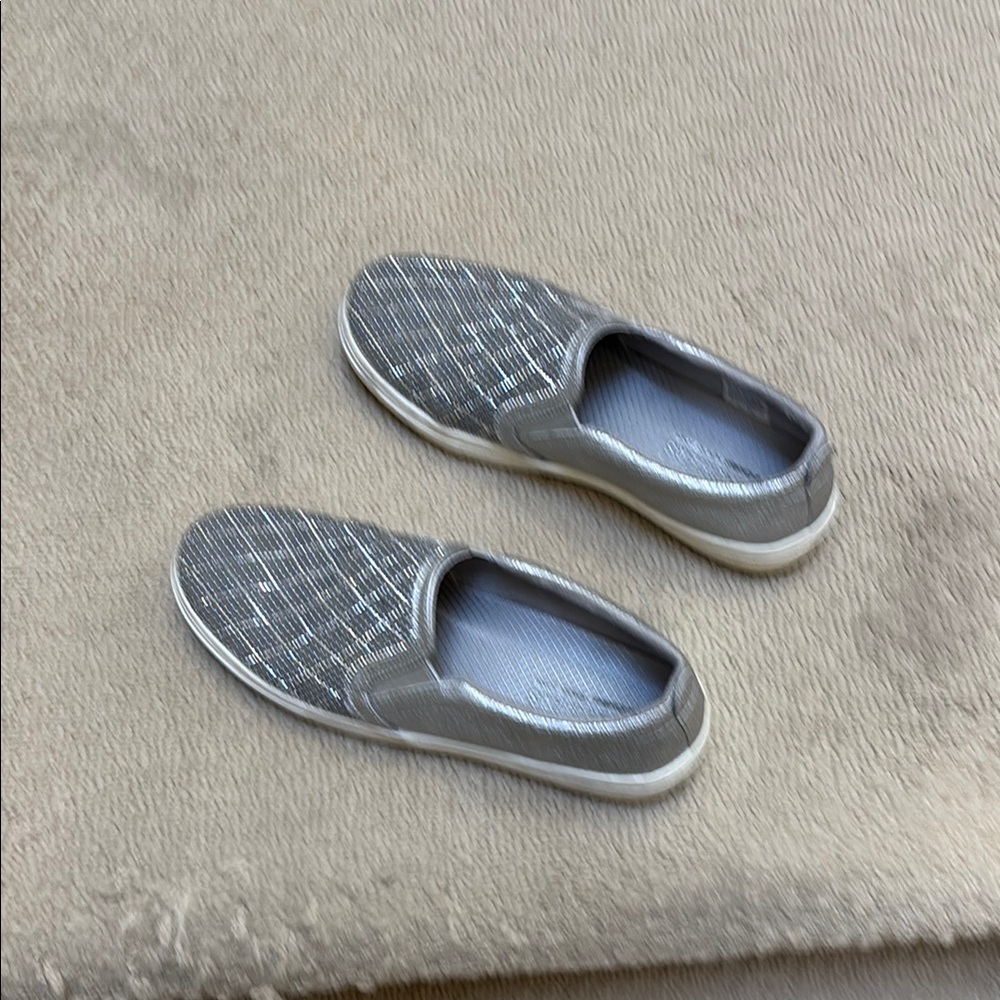 Skechers Women's Gray Slip-On Sneakers